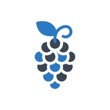 meyve vektörü renk simgesi