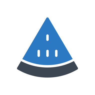 Karpuz vektör kabartma renk simgesi