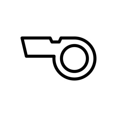 çan vektörü ince çizgi simgesi