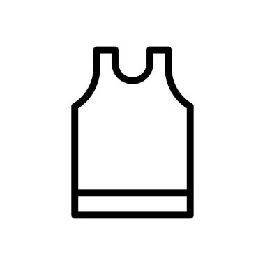 Kumaş vektörü ince çizgi simgesi