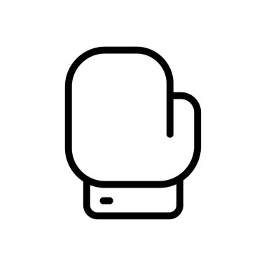 El vektörü ince çizgi simgesi