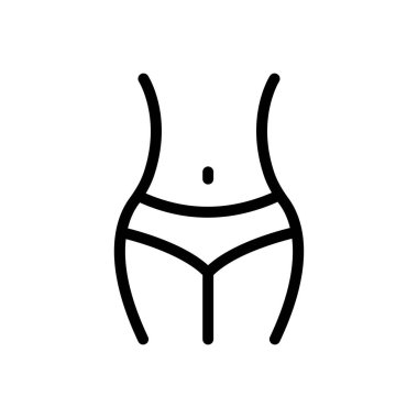 fitness vektörü ince çizgi simgesi