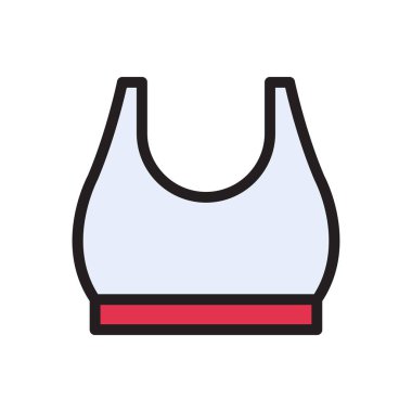 Kumaş vektör düz renk simgesi