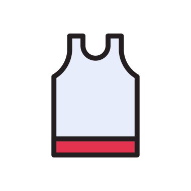 Kumaş vektör düz renk simgesi