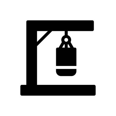 Vektör kabartma düz simgesine basılıyor