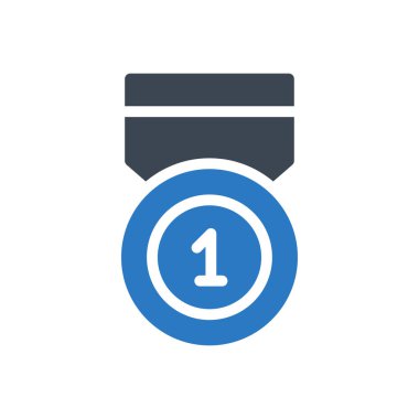 Rozet vektörü renk simgesi