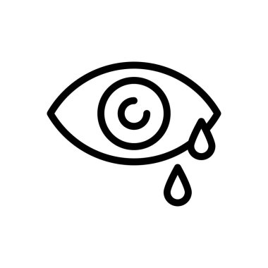 vektör ince çizgi simgesini bırak