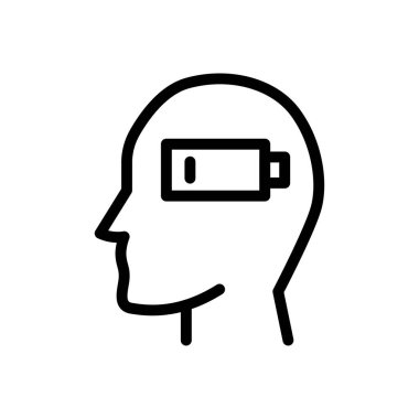 hastalık vektörü ince çizgi simgesi