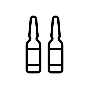 eczane vektörü ince çizgi simgesi