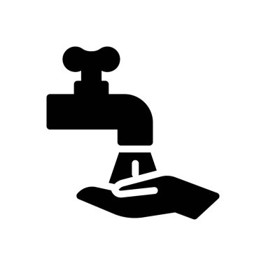 tap vektör düz simge