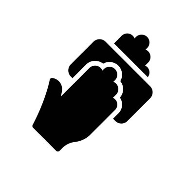 El vektörü sembolü düz simge