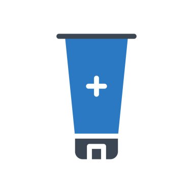 krem vektörü renk simgesi