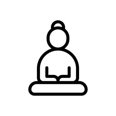 şehir simgesi vektör ince çizgi simgesi