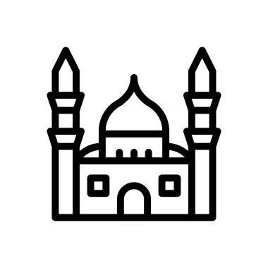 ünlü vektör ince çizgi simgesi