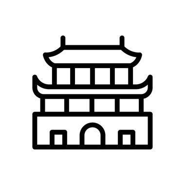 ünlü vektör ince çizgi simgesi