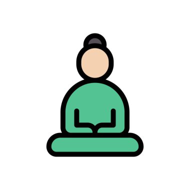 şehir simgesi düz renk simgesi