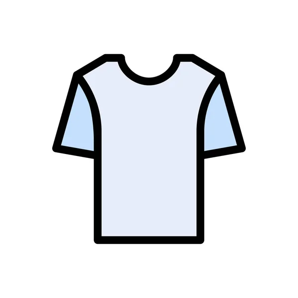 Cloth Vector Flat Color Icon — Stock Vector