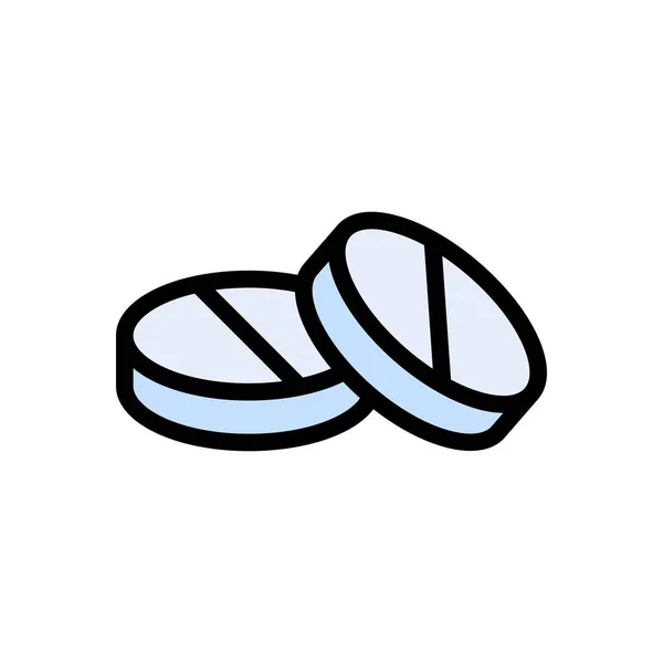 Drugs Vector Flat Color Icon — Stock Vector