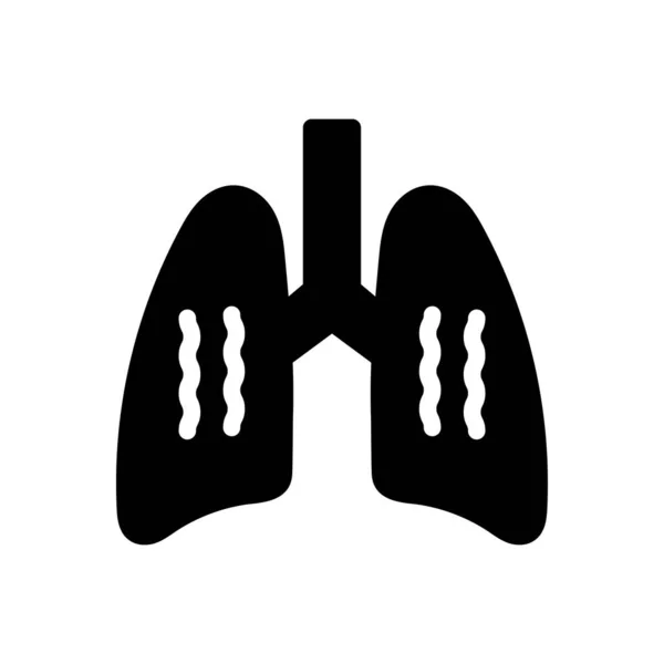 Значок Вектора Дыхания — стоковый вектор