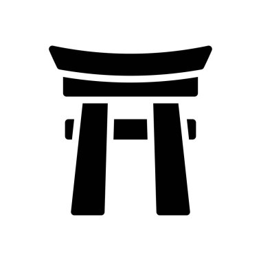 Japonya vektör sembolü düz simge