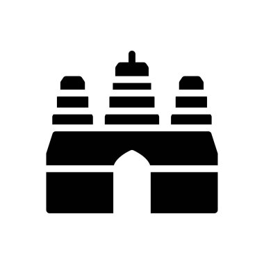 anıt vektör düz simge