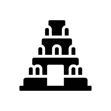 anıt vektör düz simge