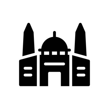 anıt vektör düz simge