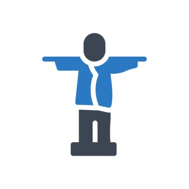 şehir simgesi vektör renk simgesi