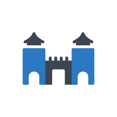 anıt vektör renk simgesi