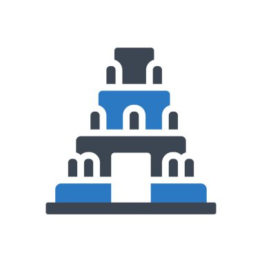 anıt vektör renk simgesi