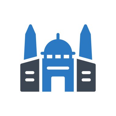 anıt vektör renk simgesi