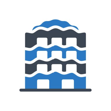 anıt vektör renk simgesi