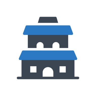 anıt vektör renk simgesi