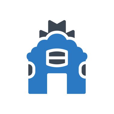 anıt vektör renk simgesi