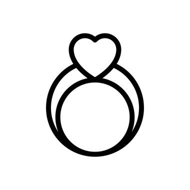 Bağlantı vektörü ince çizgi simgesi