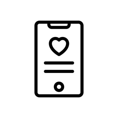 çevrimiçi vektör ince çizgi simgesi