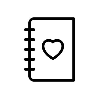 Günlük vektör ince çizgi simgesi