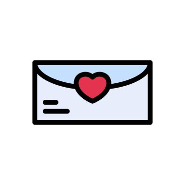 ileti vektörü düz renk simgesi