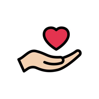 bakım vektörü düz renk simgesi