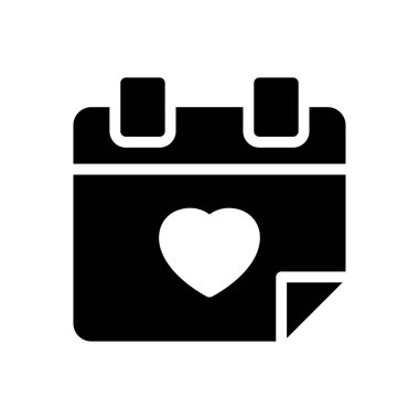 takvim vektörü düz simgesi