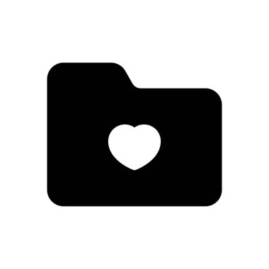 sevgi vektör düz simgesi