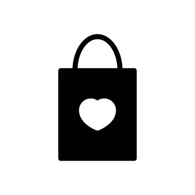 Alışveriş vektörü simgesi düz simgesi