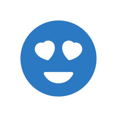 Gülen vektör renk simgesi