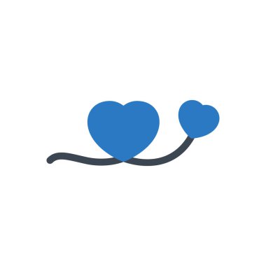 kalp vektörü renk simgesi