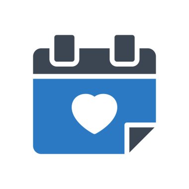 takvim vektörü renk simgesi