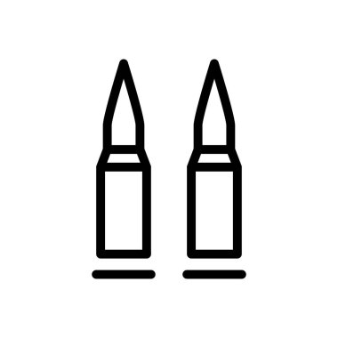 ordu vektör ince çizgi simgesi