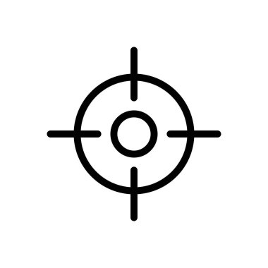 vektör ince çizgi simgesini vur