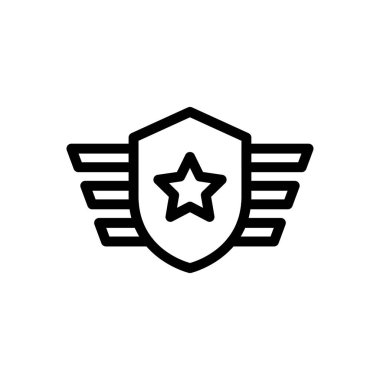 ödül vektörü ince çizgi simgesi