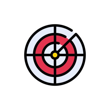 uydu vektörü düz renk simgesi