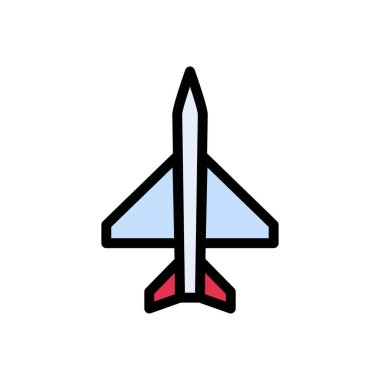 Avcı vektörü düz renk simgesi